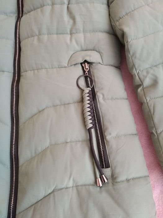 Синьо-зелено зимно дамско яке 44 номер (М/Л размер), Спиди/лично пр.