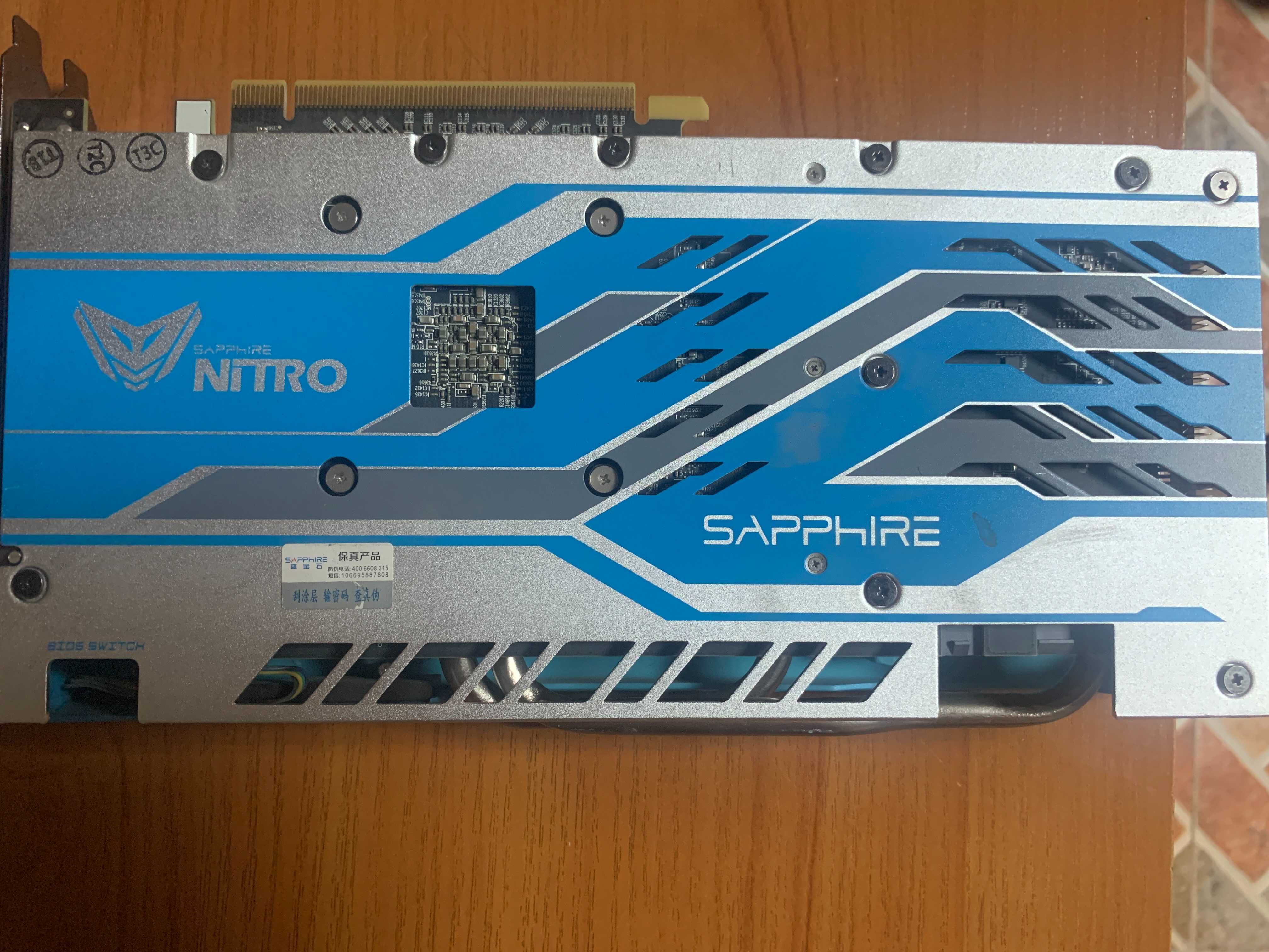 Видеокарта SAPPHIRE RX580 Nitro Special Edition 8GB Video Card GDDR5