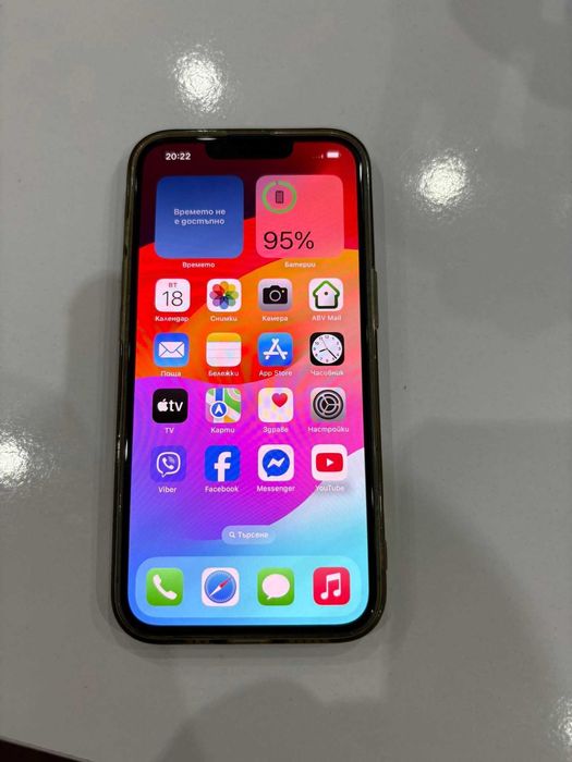 Телефон IPhone  13 син