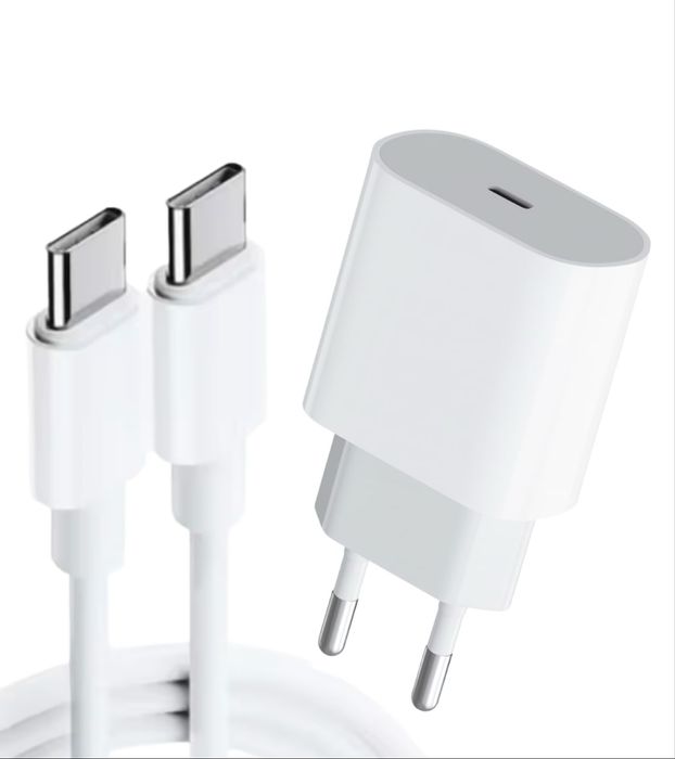 Incarcator Fast Charge USB-C + cablu 35W , compatibil Iphone ,samsung