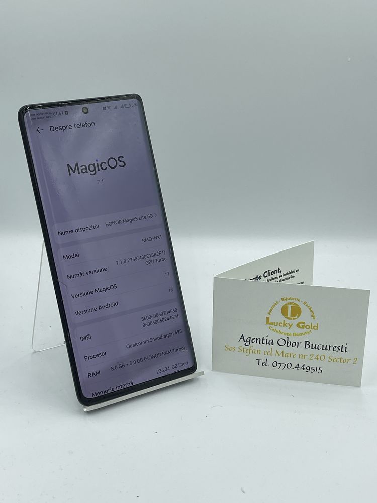 Honor Magic 5 Lite 256 GB / 8 GB RAM #40595