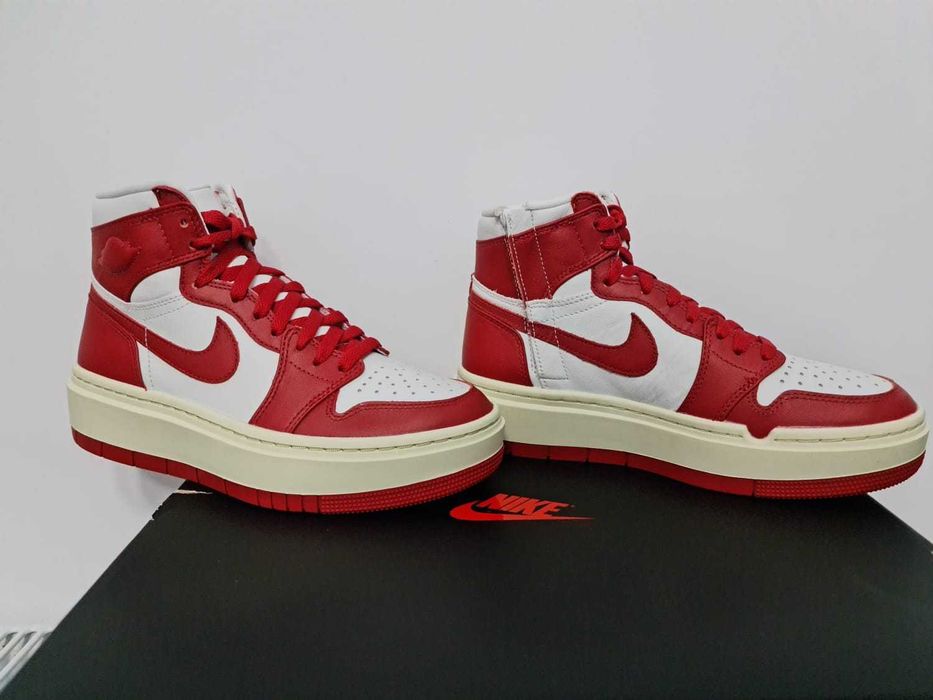 Noul Model NIKE-Women's Air Jordan 1 Elevate High 'Varsity Red', 38.5