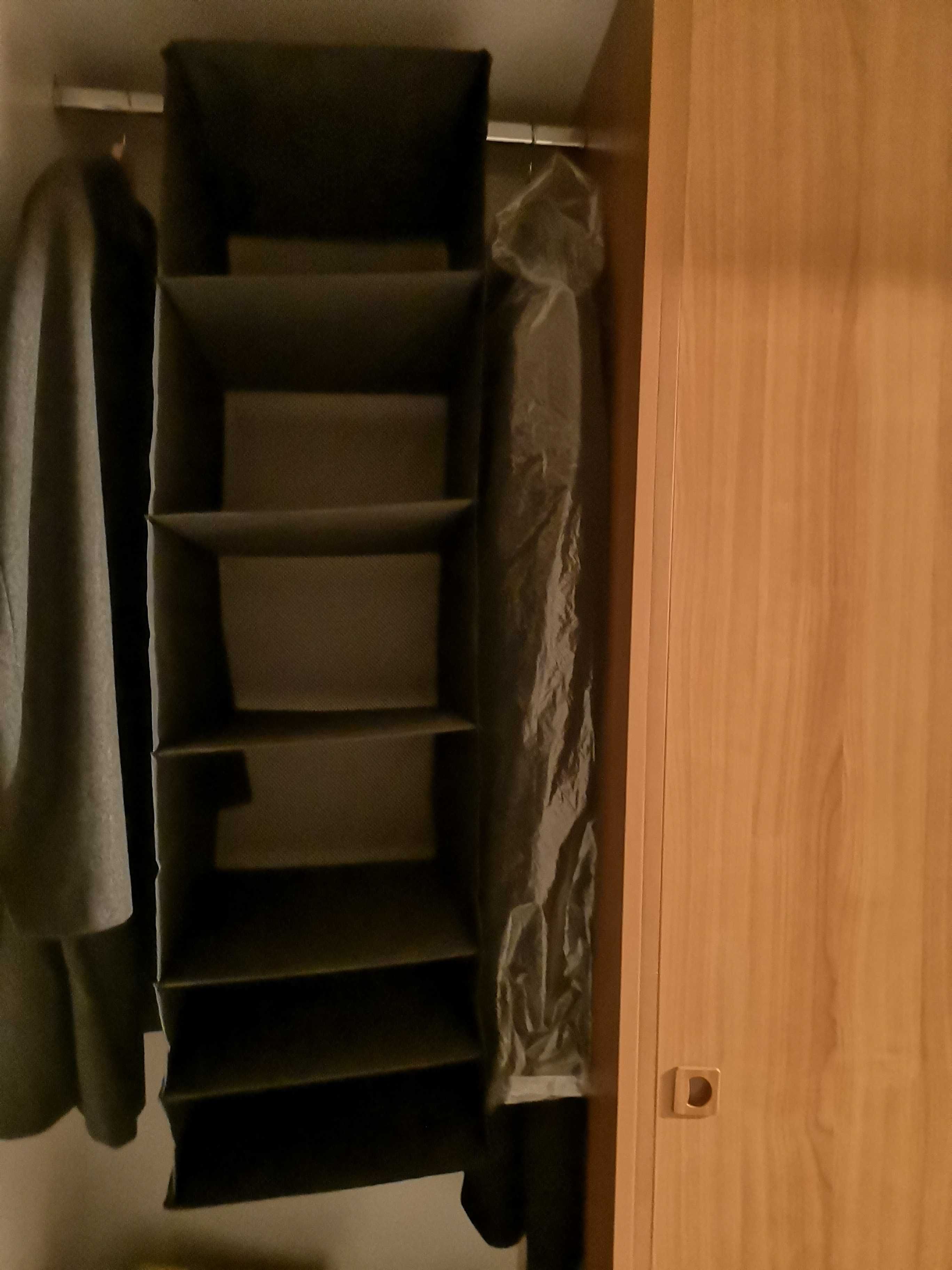 Ikea Skubb Negru Organizator Depozitare Haine 35x45x125