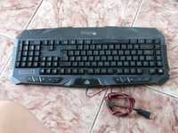 Tastatură profesională iluminată Genesis RX66 US QWERTY, impecabilă
