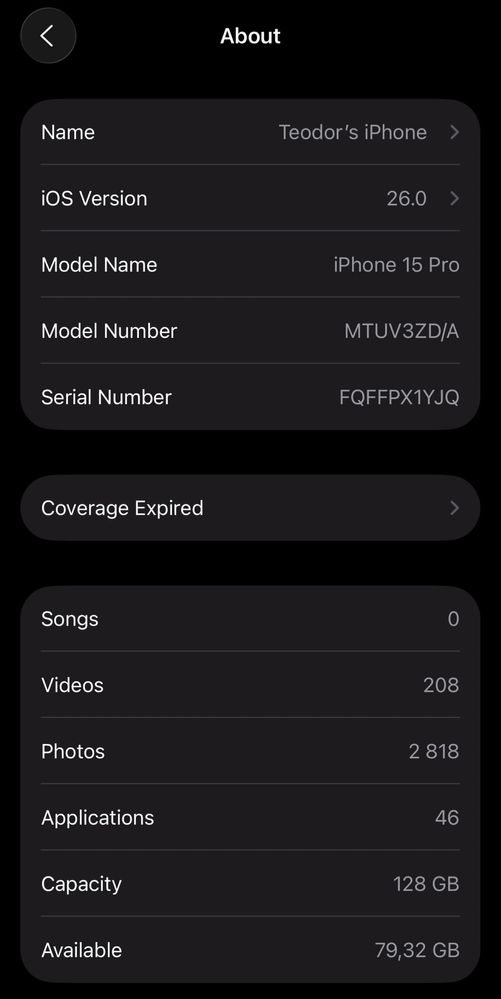 iPhone 15 Pro 128GB Black Titanium | 91% BH | ГАРАНЦИЯ