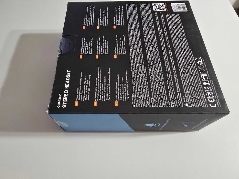 Casti audio On-Ear cu microfon Canyon CNS-CHSC1BR, Negru/Rosu, sigilat