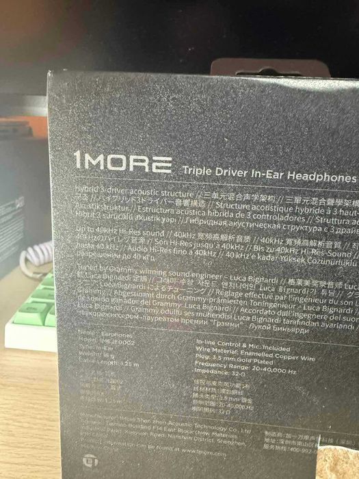 Нови Hi-Res слушалки 1MORE Triple Driver (с 3 говорителя)