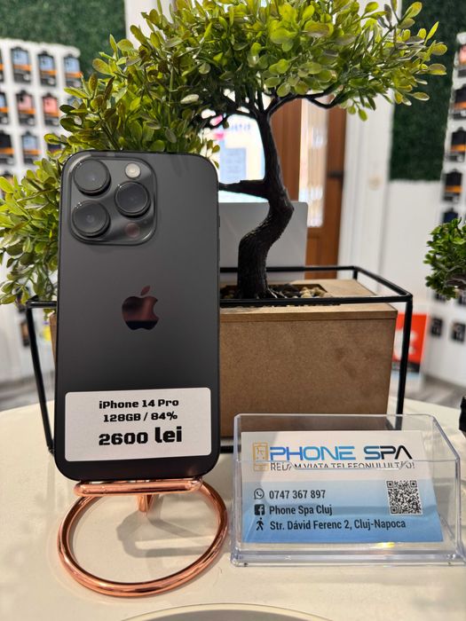iPhone 14 Pro 128Gb IN RATE- Din magazin,cu garantie!