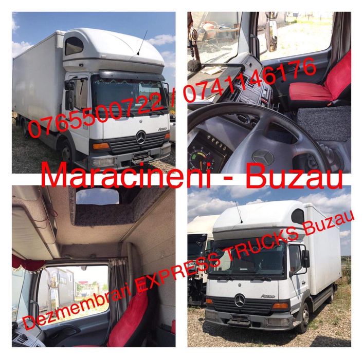 DezmembrezMERCEDES ATEGO 815/818 grup punte motor cutie butuc radiator