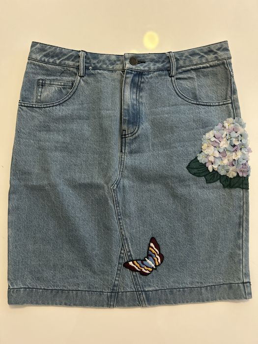 Fusta scurta din denim M / 38