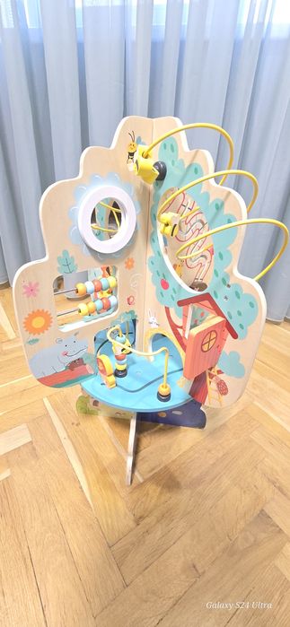 Детска дървена игра с активности Moni Toys - Дърво