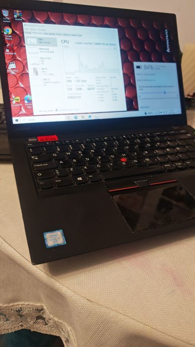 Lenovo ThinkPad T470s – i7, 12GB RAM, SSD 512GB, Full HD, baterie nouă
