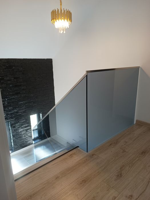 Balustrade din sticla si inox