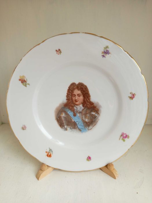 Порцелан чиния Meissen колекционерска Philippe d' Orleans