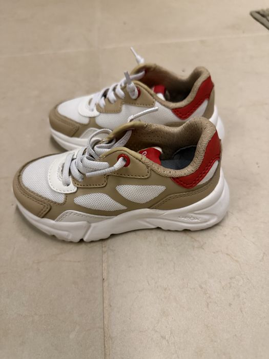 Geox спортни обувки, еко кожа с мрежа