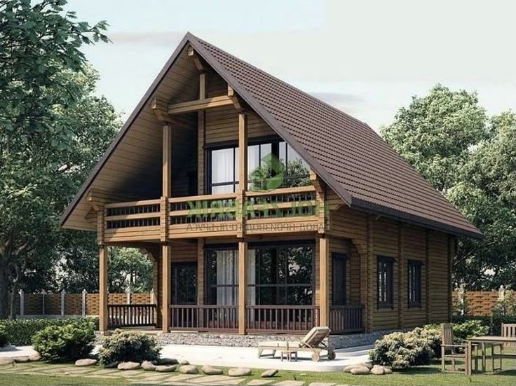 Case pe structura de lemn