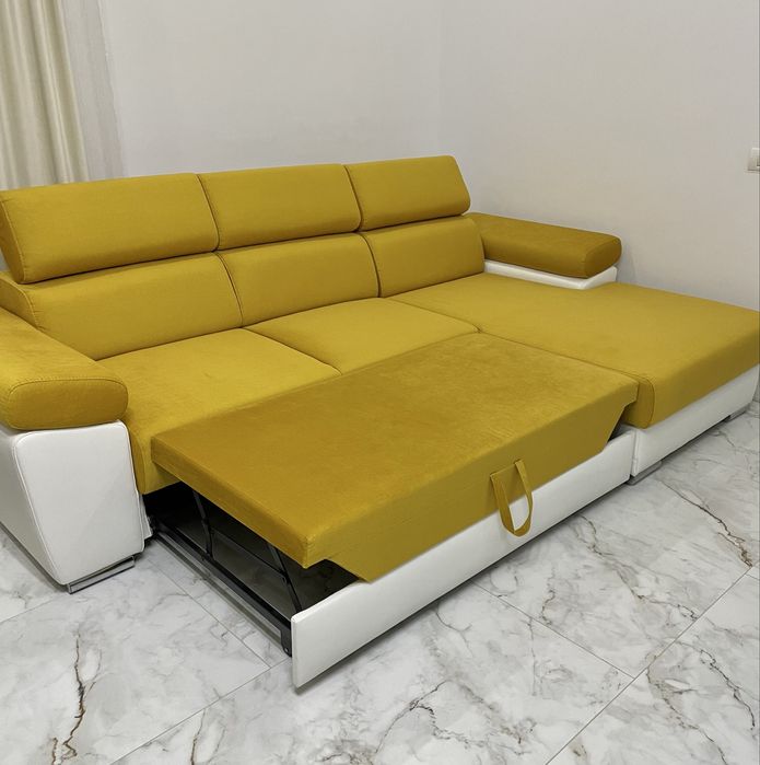 Colțar extensibil cu ladă depozitare