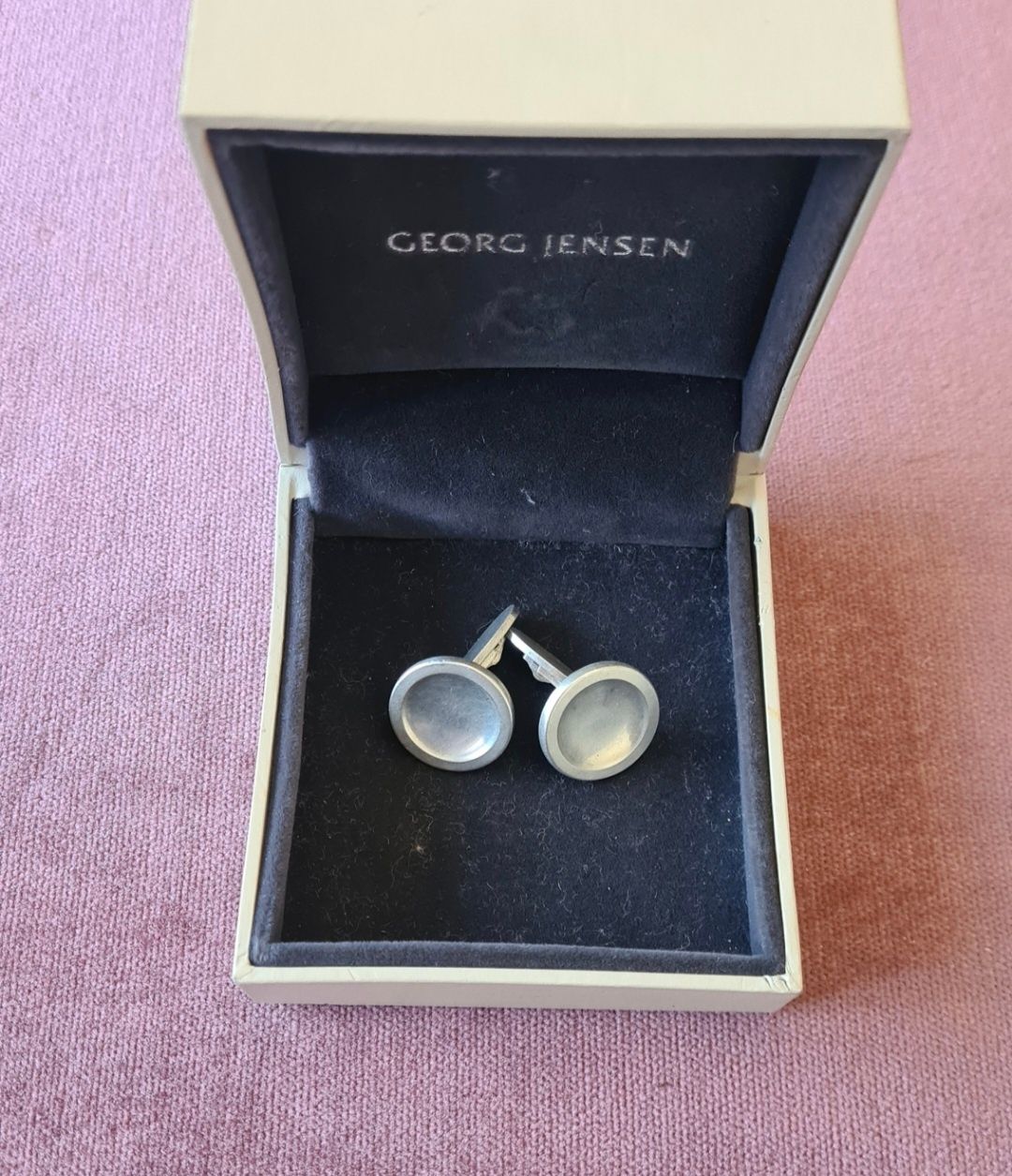 Сребърни Копчета за ръкавели Georg Jensen.