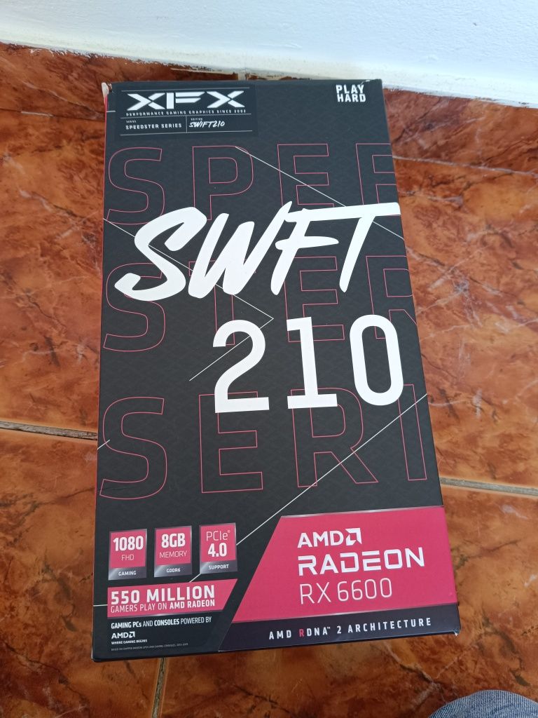 Placa video XFX Radeon  RX 6600 SPEEDSTER SWFT 210, 8GB GDDR6, 128-bit