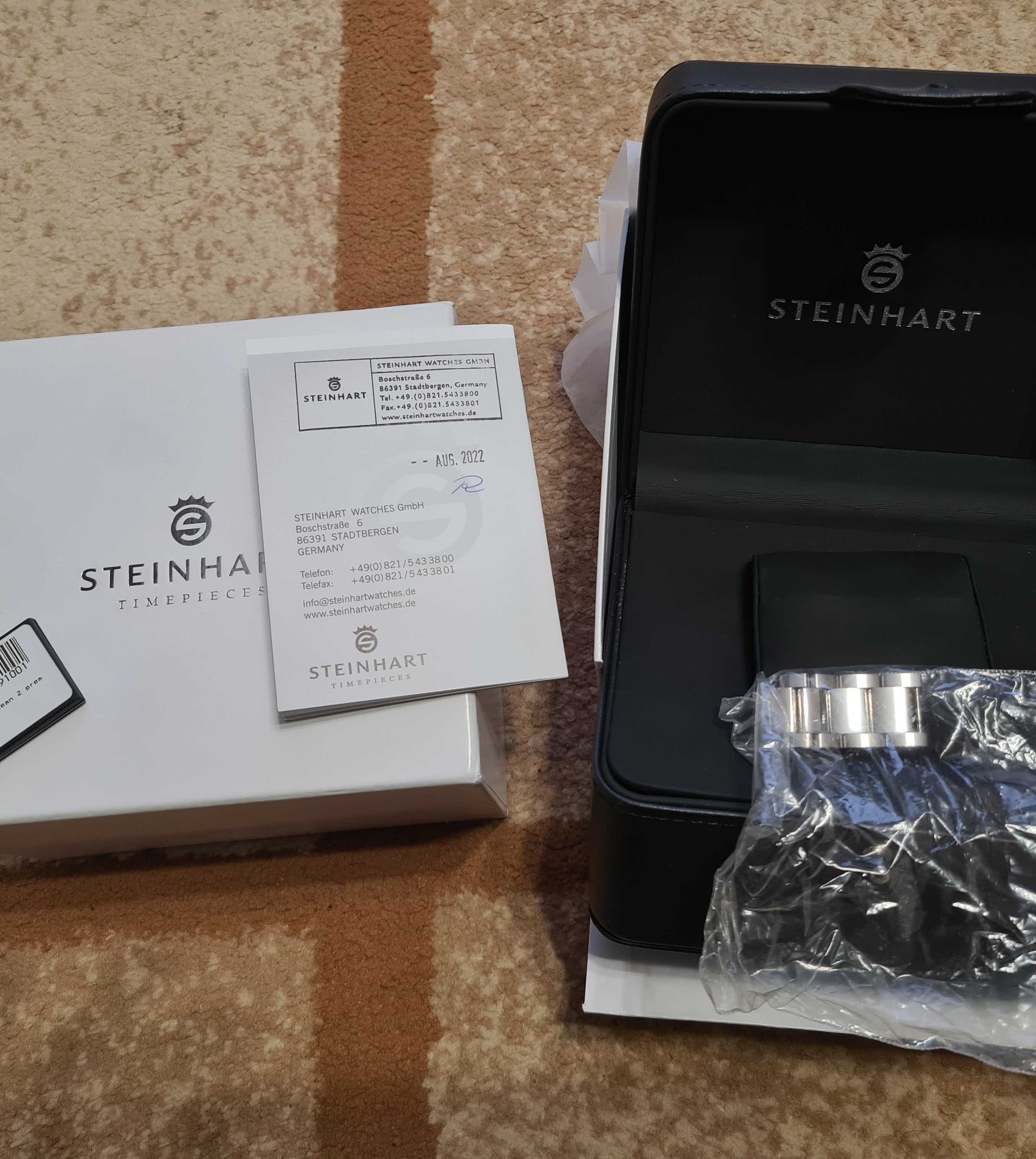 Steinhart ocean 2 premium black diver мъжки часовник