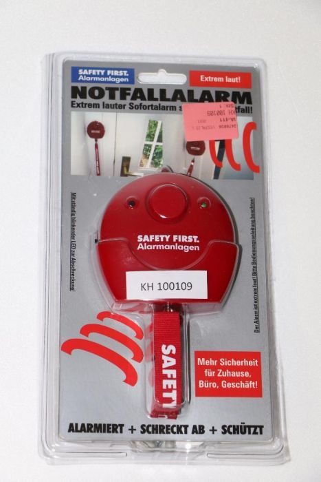 аларма с шнур Safety First, сирена, немска,внос от Германия