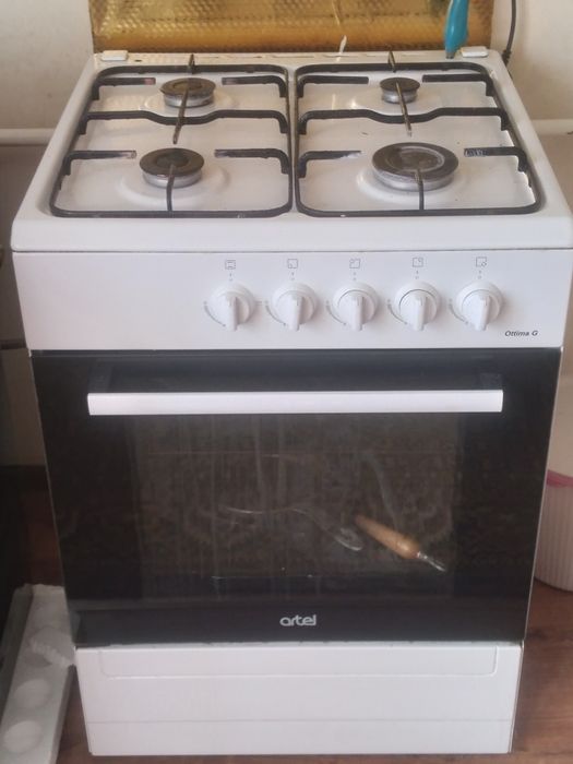 Газ плита+вытяжка