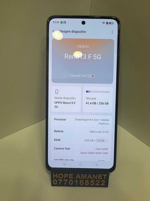 Hope Amanet P1/ Oppo Reno 13F, Full Box  #32454