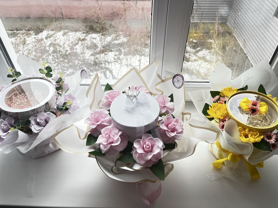 Мыльные цветы , боксы