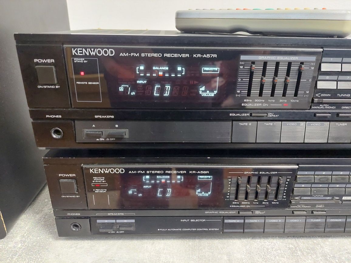 Amplituner KENWOOD KR-A57R perfect funcțional  TELECOMANDĂ