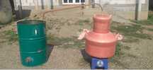 Vand cazan de țuică la 120 de Litri cu fundul de 4 mn pareti de 3 mm c