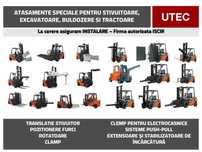 Atașamente Speciale Stivuitoare, Excavatoare, Buldozere și Tractoare