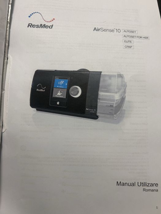 Aparat CPAP ResMed AirSense 10 Auto set - putin folosit