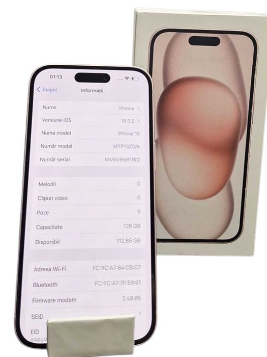 Iphone 15 128Gb Pink / Amanet Cashbook Deva