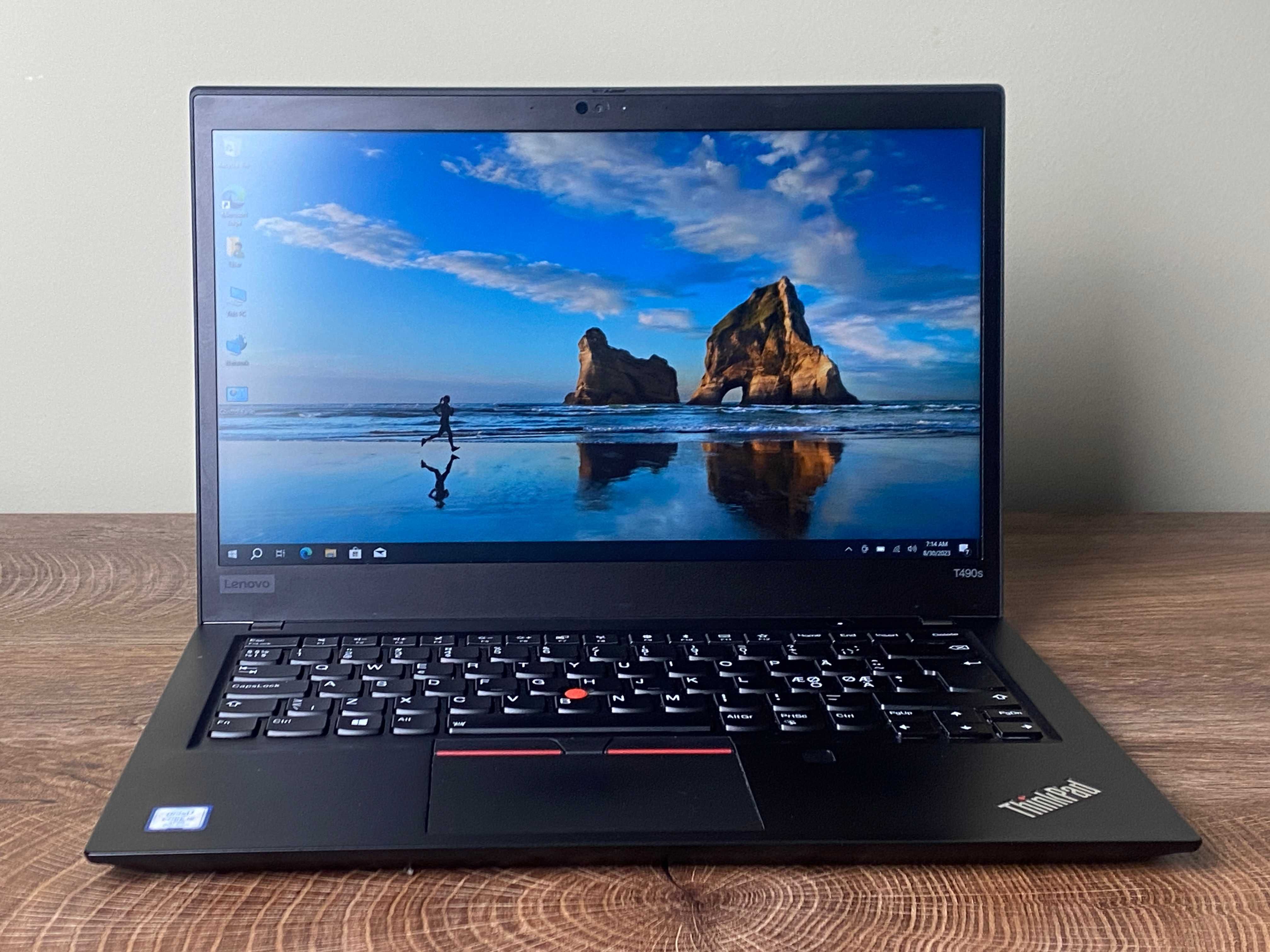 Лаптоп LENOVO THINKPAD T490S 14 "/I5-8365U/16GB /256GB NVME/HDMI