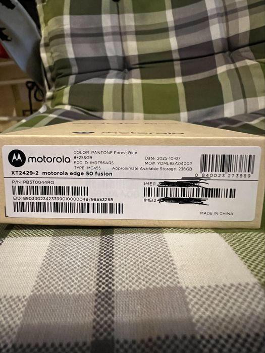 НОВ! Motorola edge 50 fusion 256/8 blue