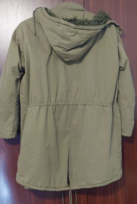 Parka de barbati verde army cu gluga Saint & Mortals