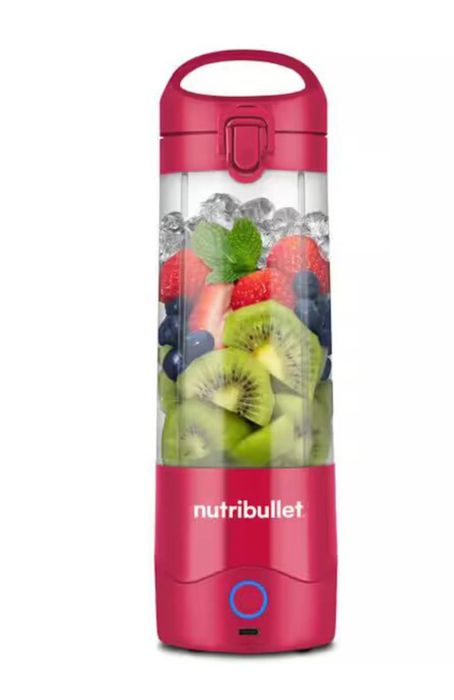 Blender portabil Nutribullet® NBP003MA, cupa 475 ml, USB-C, magenta