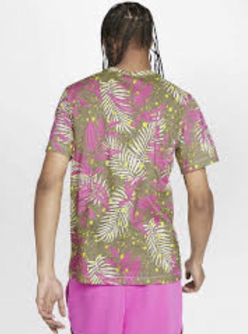 Air Jordan MJ Floral Printed Poolside T-Shirt размер S