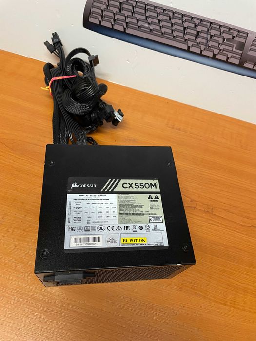 Sursa Corsair CX550M, 80 PLUS Bronze,  modulara, 550w, garantie