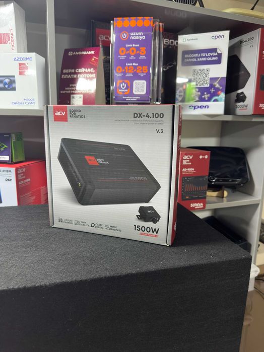 усилитель ACV DX-4.100 V3 by Teyes | Рассрочка mavjud 6–24 oy