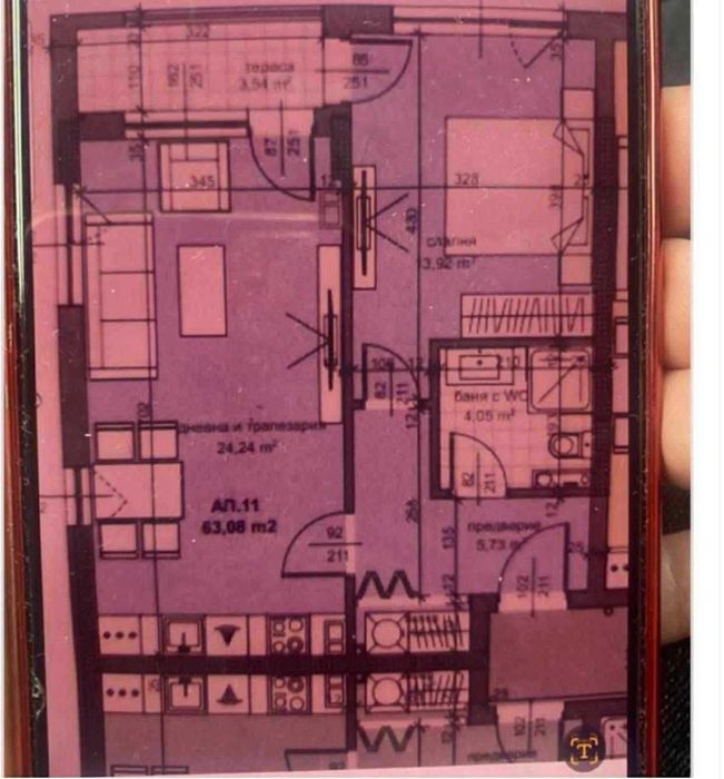 Продава се Двустаен апартамент в Пловдив, Тракия - 73 кв.м за 1507 €/кв.м - Снимка #4