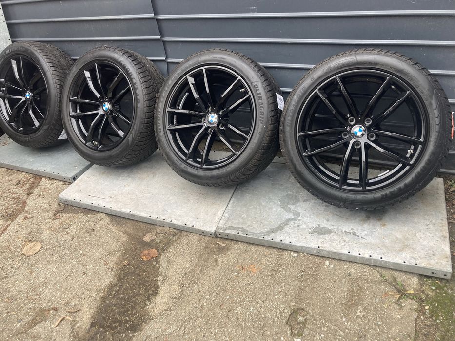 Set roti M pachet NOU BMW seria 5 G30 G31 245 45 18 iarna  runflat