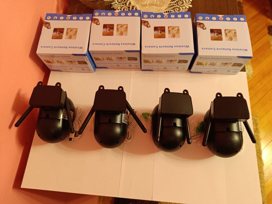 Set 4 camere supraveghere video rotative NOI