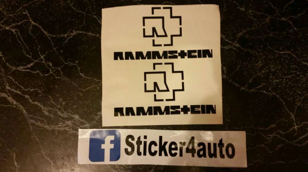 Sticker Rammstein Logo