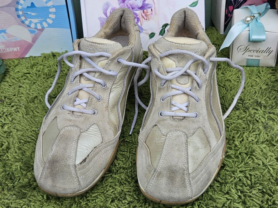 All Rounder немски кецове от кожа