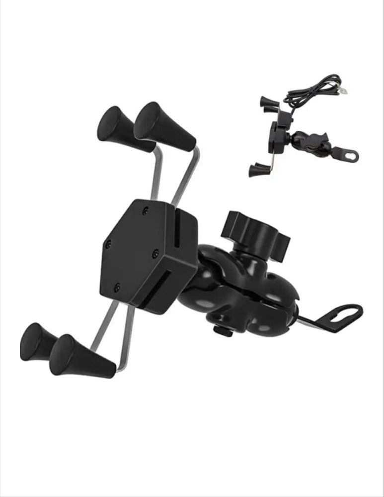 Suport pentru telefon USB pentru motociclete