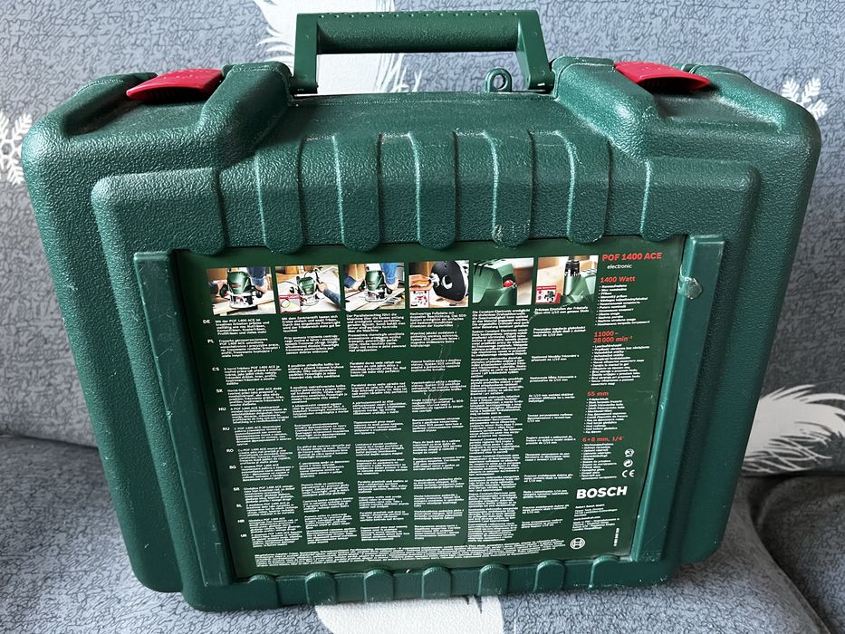 Оберфреза Bosch POF 1400 ACE, 1400 W, 6 - 8 мм, с куфар