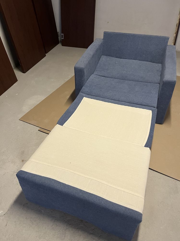 Кресло, фотьойл - разтегателен единично легло