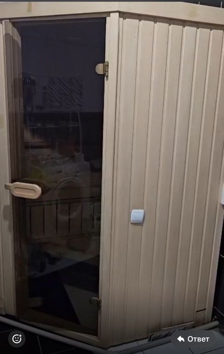 Готовая  сауна с электрической печкой Harvia