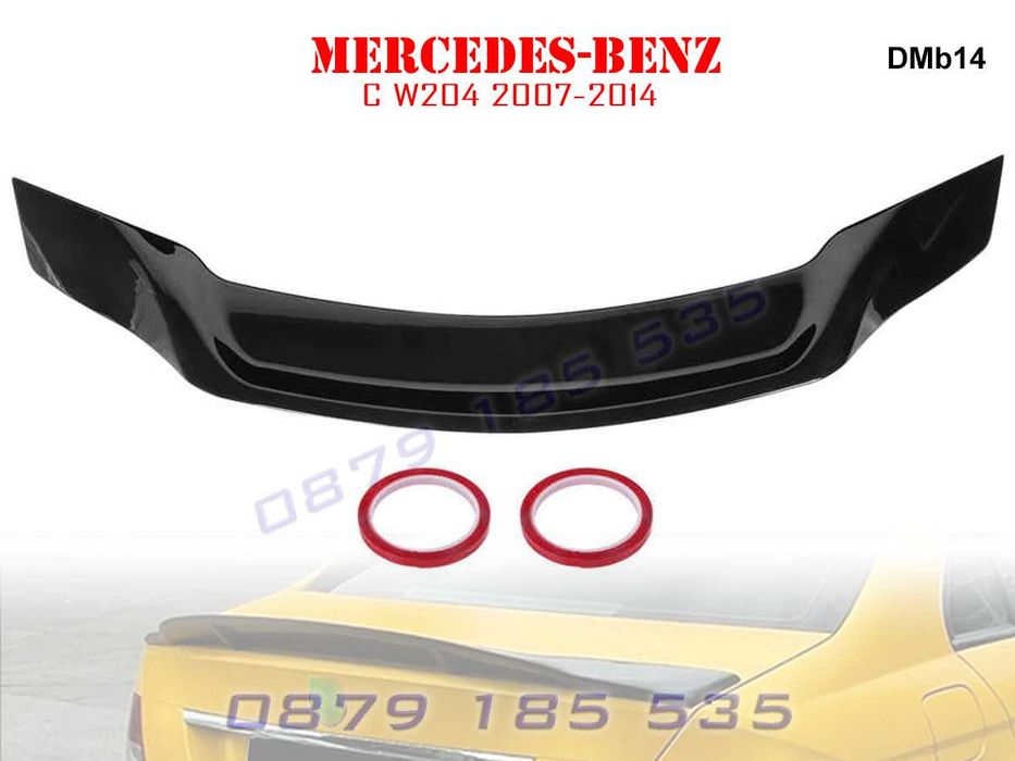 Тунинг лип спойлер багажник Mercedes AMG C W204 задно крило мерцедес